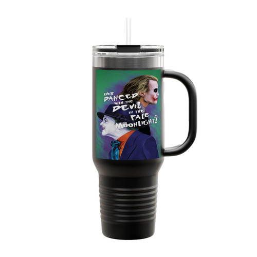 Joker Ever Dance With The Devil In The Pale Moon Light Insulated Travel Mug
