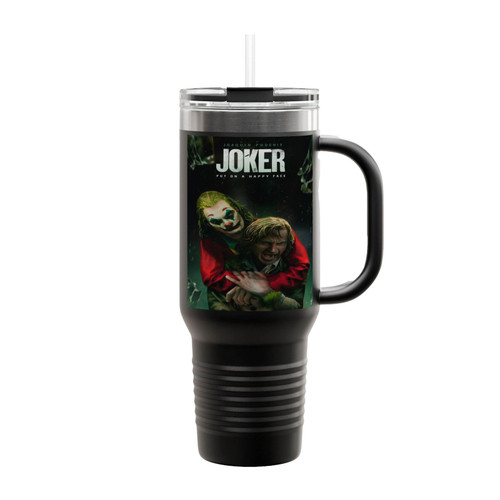 Joker Feeling Scared Insulated Travel Mug