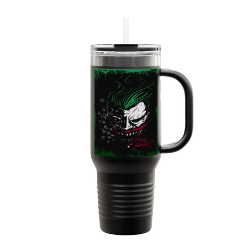 Joker Mask Insulated Travel Mug