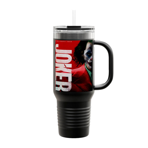 Joker Put On A Happy Face 3 Insulated Travel Mug