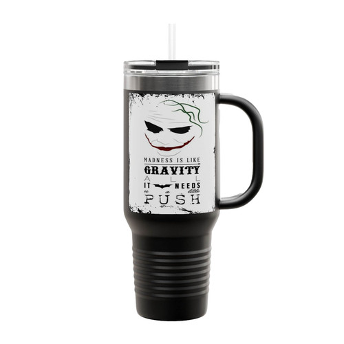 Joker Quotes Insulated Travel Mug