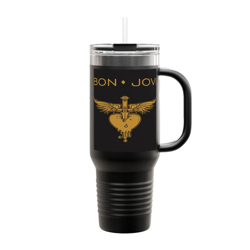 Jon Bon Jovi American Rock Band 1 Insulated Travel Mug