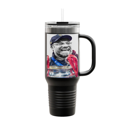 Jurgen Klopp Fc Liverpool Insulated Travel Mug