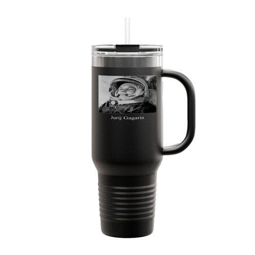 Jurij Gagarin Astronaut Insulated Travel Mug