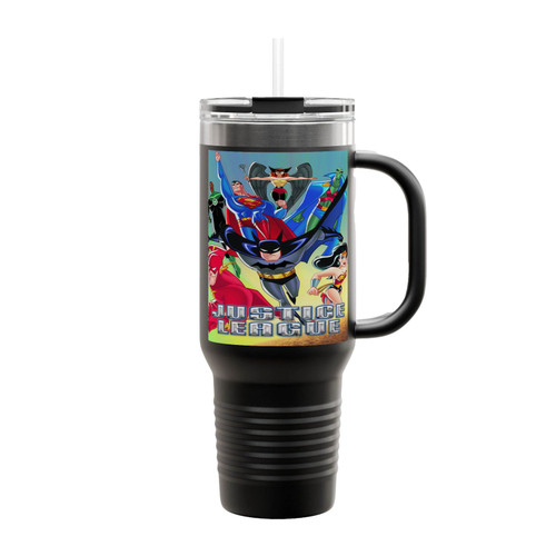 Justice League Animated Series Insulated Travel Mug