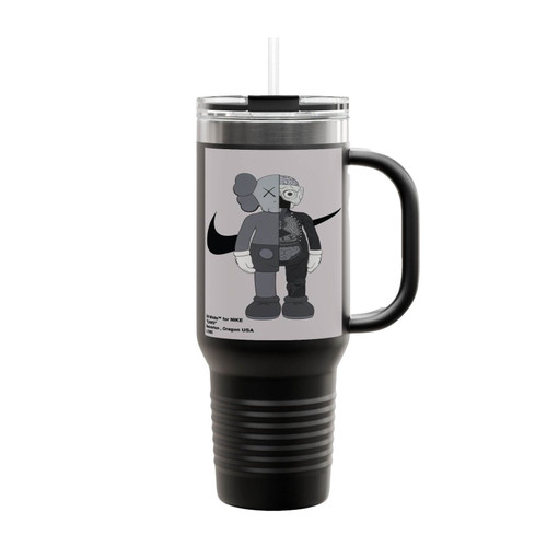 Kaws Off White Jordan Hypebeast Insulated Travel Mug