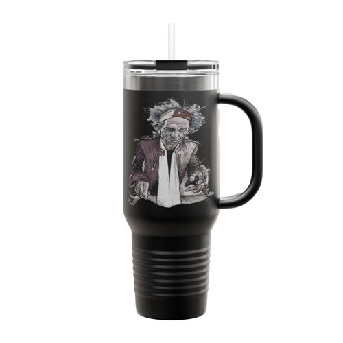 Keith Richards Art Insulated Travel Mug