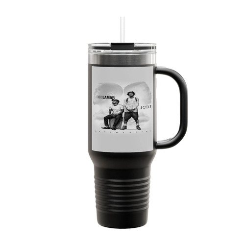 Kendrick Lamar J Cole Reminiscing Insulated Travel Mug