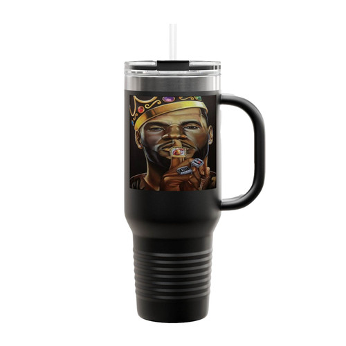 King James Basketball Insulated Travel Mug