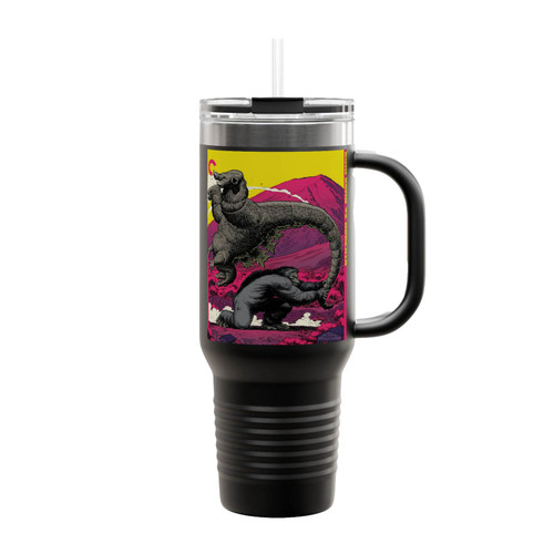 King Kong Vs Godzilla Insulated Travel Mug
