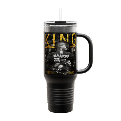 King Kylian Mbappe Insulated Travel Mug