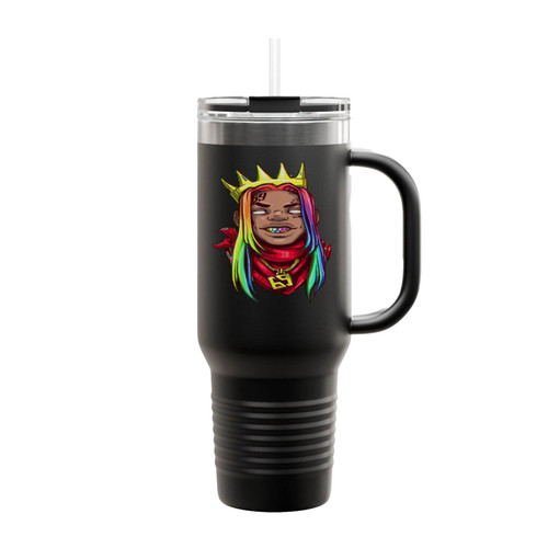 King Tekashi 6Ix9Ine Logo Insulated Travel Mug