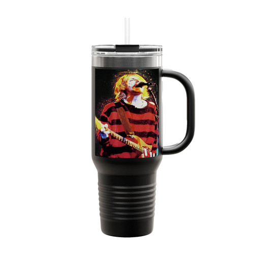 Kurt Cobain Insulated Travel Mug