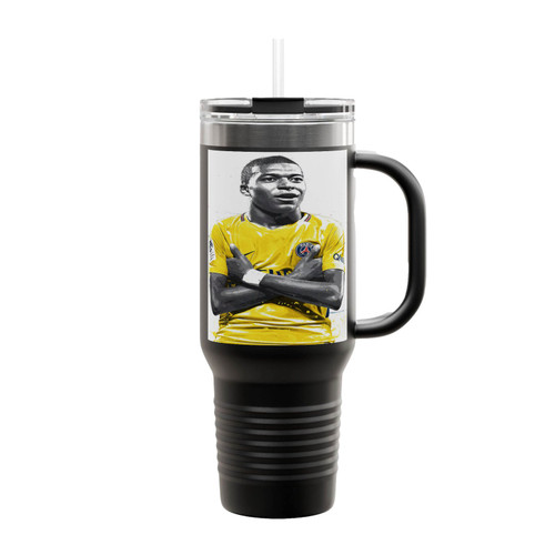 Kylian Mbappe Paris Saint Germain Insulated Travel Mug