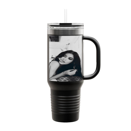 Kylie Jenner Smoking Insulated Travel Mug