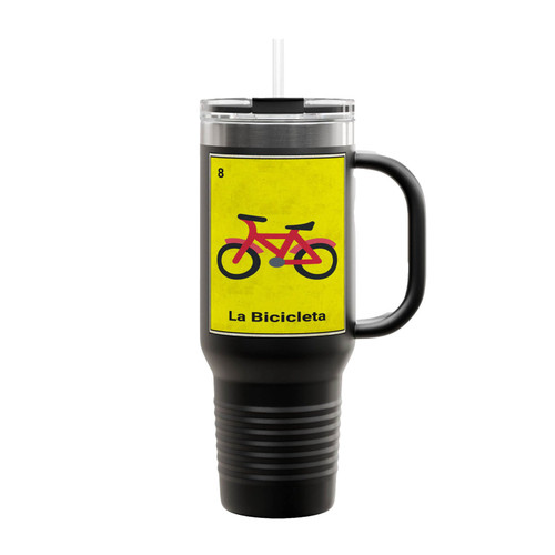 La Bicicleta Loteria Insulated Travel Mug