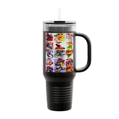 Ladies Of Dc Comics Insulated Travel Mug