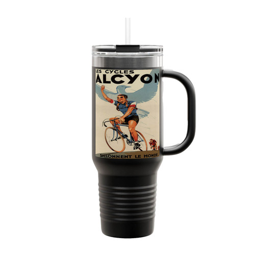 Les Cycles Alcyon Bicycle Insulated Travel Mug