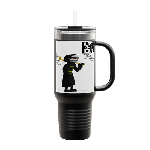 Let It Die Uncle Death In Skylertoons Insulated Travel Mug