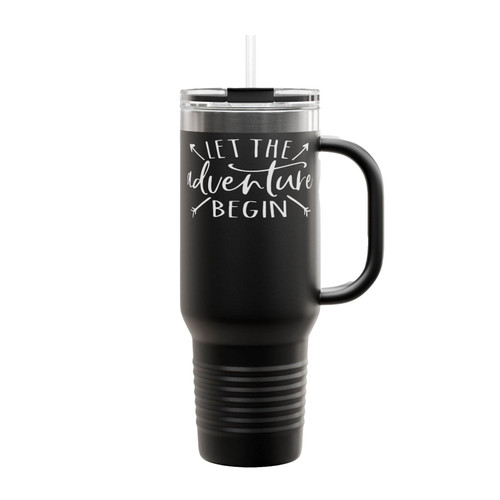 Let The Adventure Begin Insulated Travel Mug