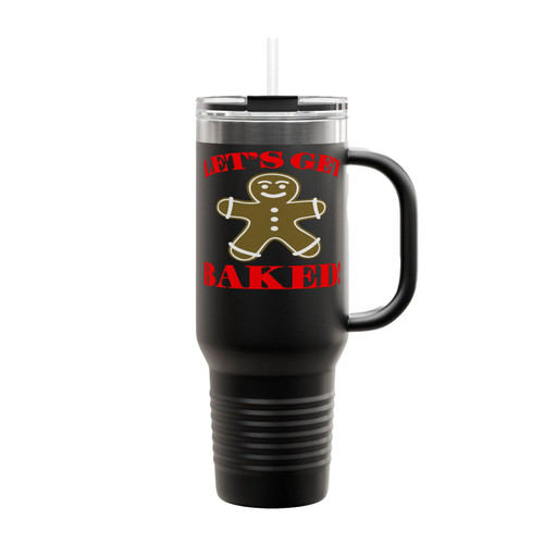 Lets Get Baked Insulated Travel Mug