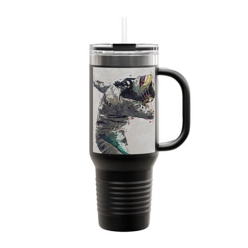 Lewis Hamilton Mercedes Insulated Travel Mug