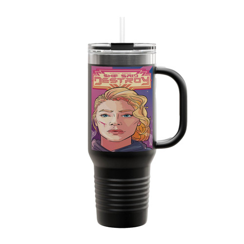 Liana Kangas She Said Destroy Insulated Travel Mug