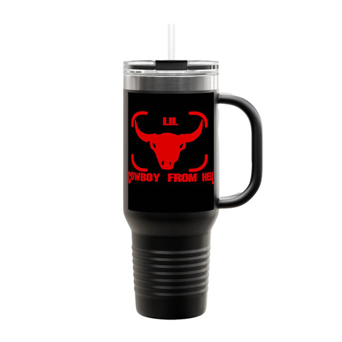 Lil Cowboy From Hell Pantera Insulated Travel Mug