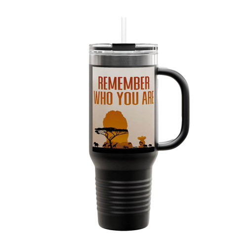Lion King Remember Who You Are 1 Insulated Travel Mug