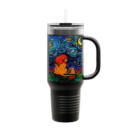 Lion King Stary Night Insulated Travel Mug