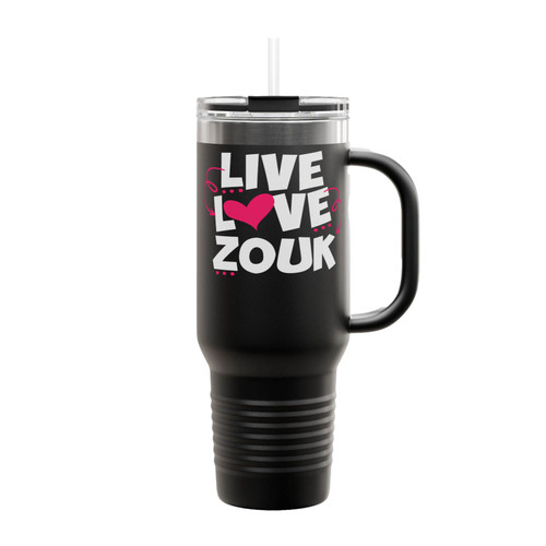 Live Love Zouk Insulated Travel Mug