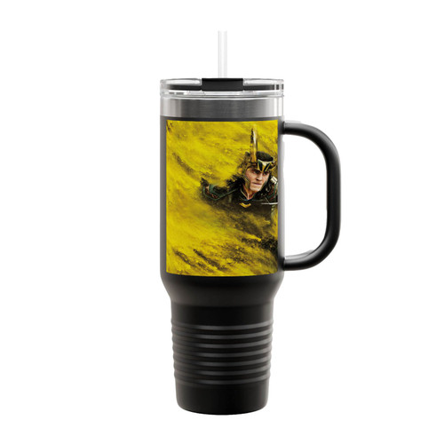 Loki Avengers Art Insulated Travel Mug