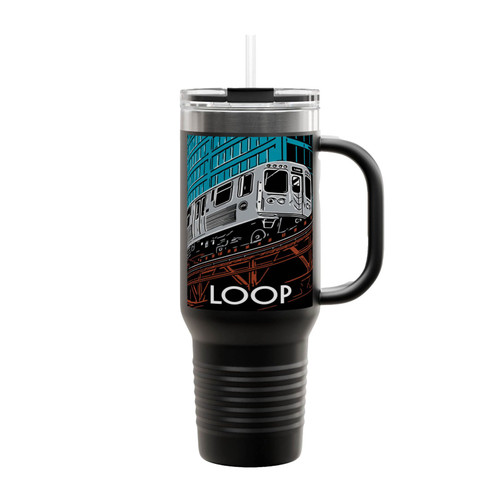 Loop Chicago Neighborhood Insulated Travel Mug