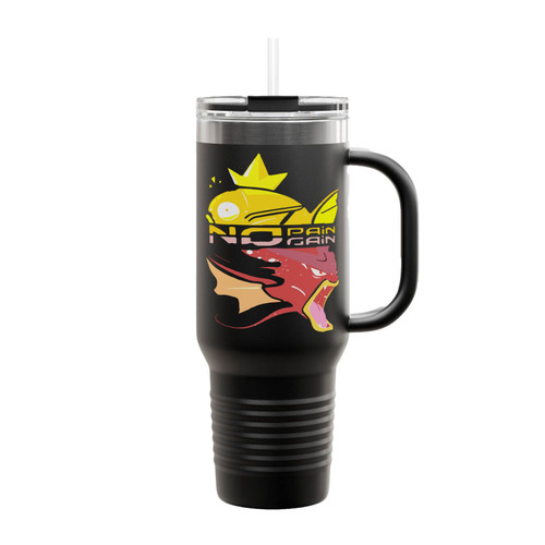 Magikarp No Pain No Gain Insulated Travel Mug