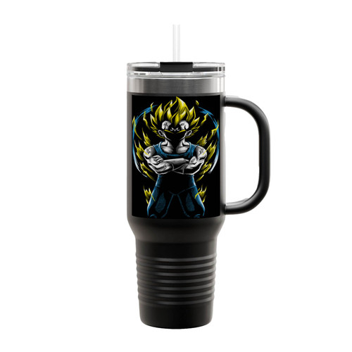 Majin Vegeta Super Saiyan Insulated Travel Mug