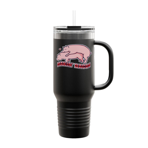 Makin Bacon Pig Insulated Travel Mug