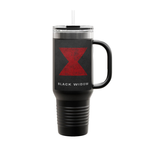 Marvel Black Widow Logo Insulated Travel Mug