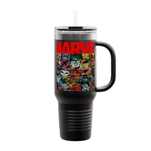 Marvel Comics All Characters Insulated Travel Mug