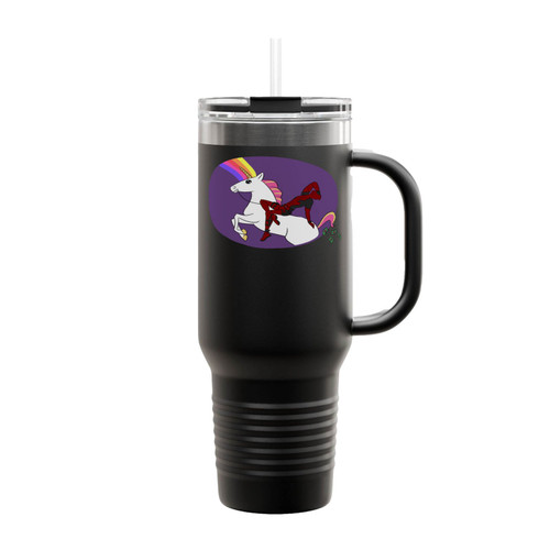Marvel Comics Deadpool Unicorn Insulated Travel Mug