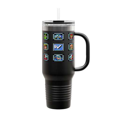 Mega Man 2 Robot Masters Insulated Travel Mug