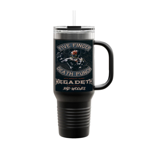 Megadeth Five Finger Punch Insulated Travel Mug