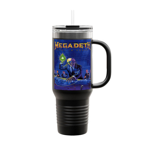 Megadeth Five Rust In Peace Insulated Travel Mug
