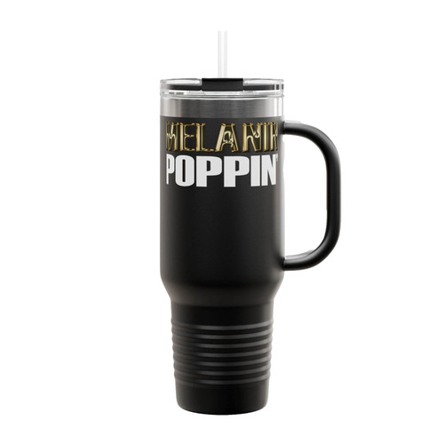 Melanin Poppin Insulated Travel Mug