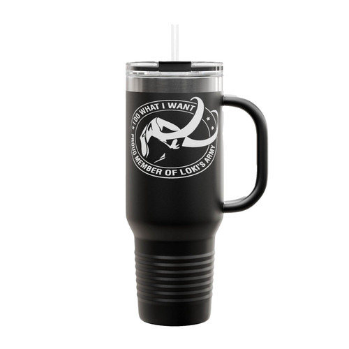 Member Of Loki's Army I Do What I Want Insulated Travel Mug