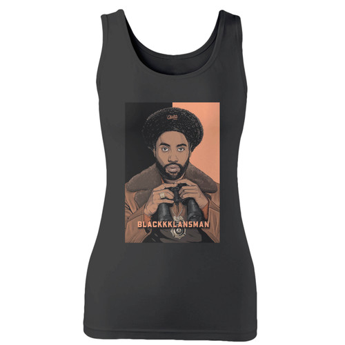 High quality print of this slim fit blackkklansman movie poster women tank top will turn heads. And bystanders won't be disappointed - the racerback cut looks good one any woman's shoulders.
