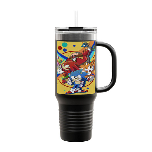 Metal Sonic Insulated Travel Mug