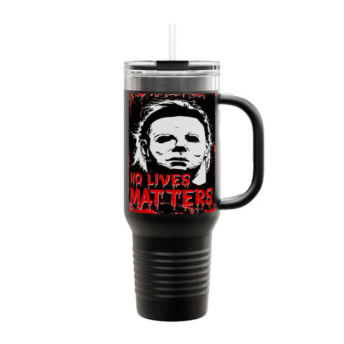 Michael Myers No Lives Matter Insulated Travel Mug