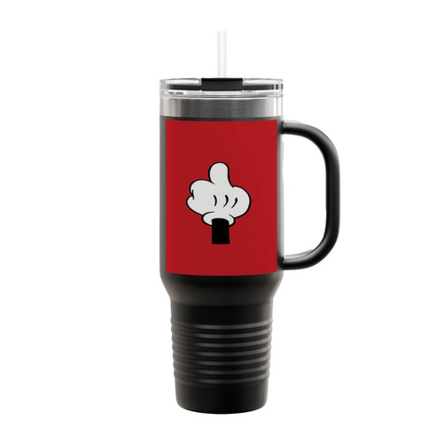 Mickey The Middle Finger Insulated Travel Mug