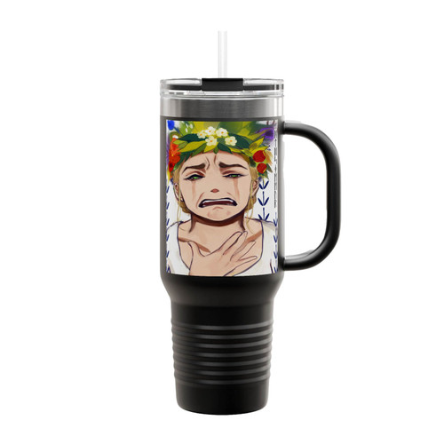 Midsommar Sad Crying Insulated Travel Mug