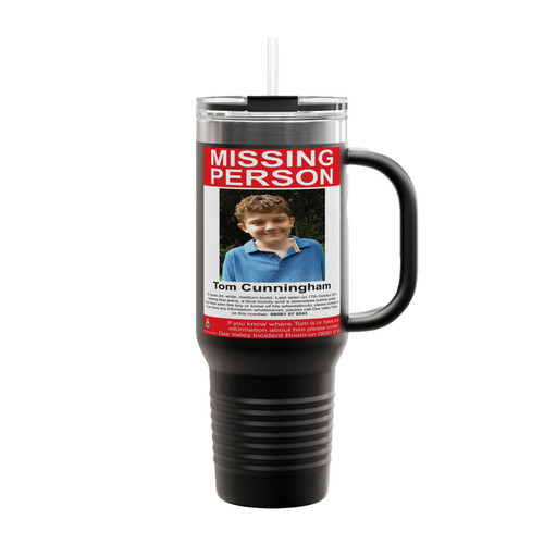 Missing Person Tom Cunningham Insulated Travel Mug